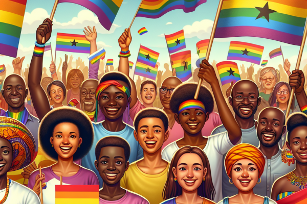 Marche au Ghana pour les droits LGBTQ+