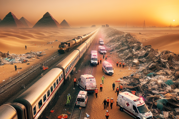 Accident ferroviaire en Égypte : 3 morts, 40 blessés
