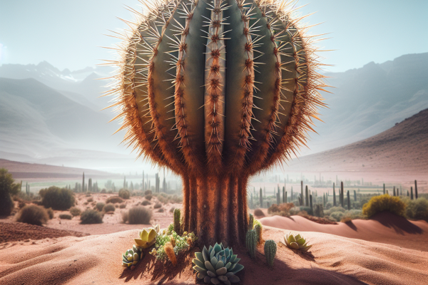 Impact du changement climatique sur les cactus à Marrakech.