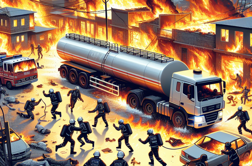 agédie en Haïti : 15 morts dans l&rsquo;explosion d&rsquo;un camion-citerne