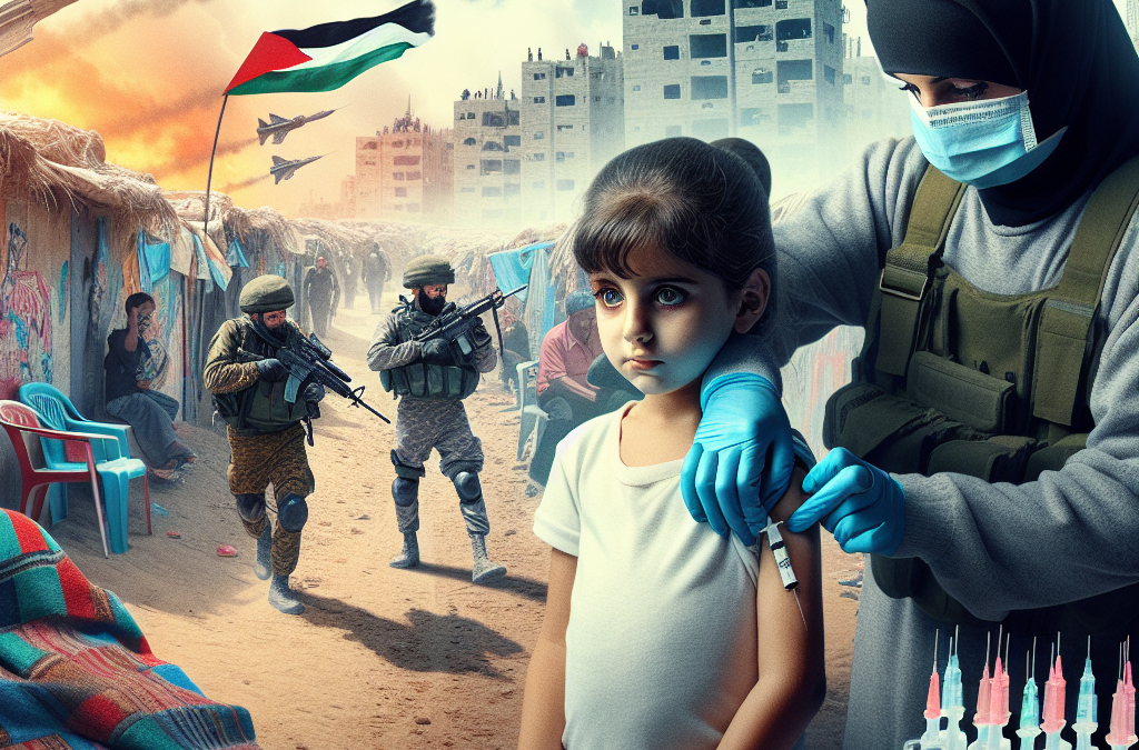 Gaza : campagne de vaccination polio en temps de conflit