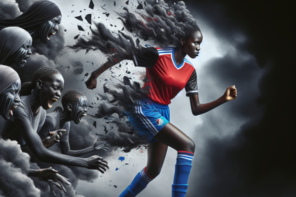Défis d&rsquo;une joueuse de football au Soudan du Sud