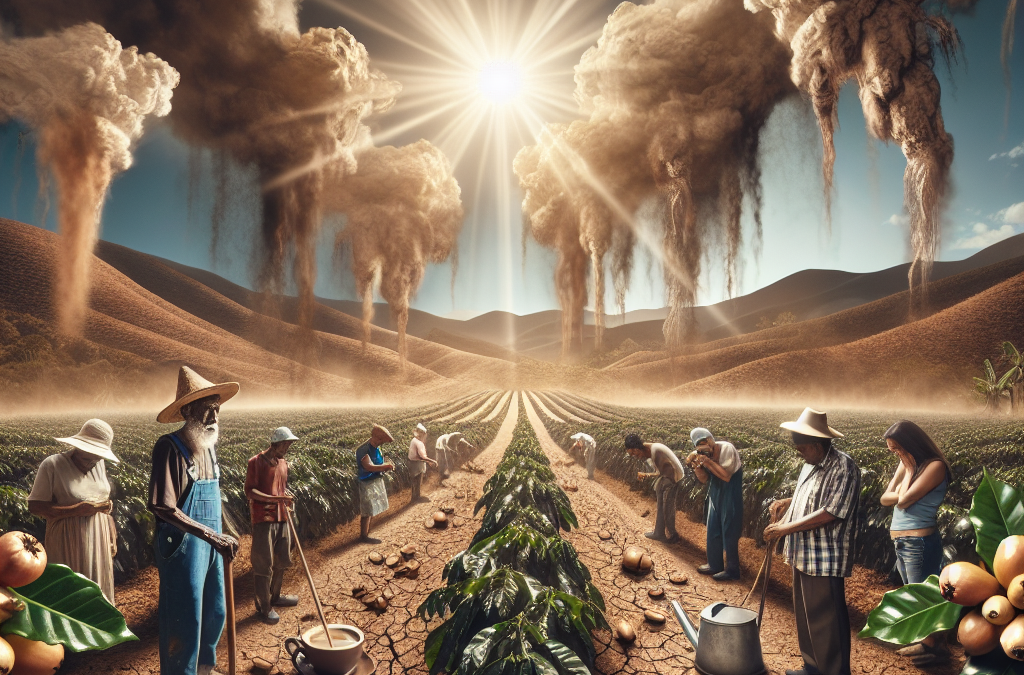 Production de café au Brésil impactée par la sécheresse
