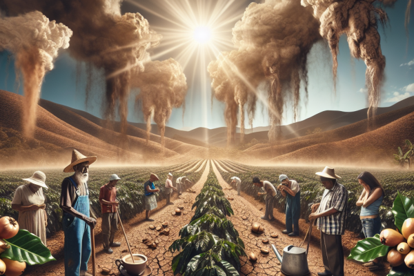 Production de café au Brésil impactée par la sécheresse