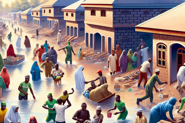 Inondations à Maiduguri : importants dégâts