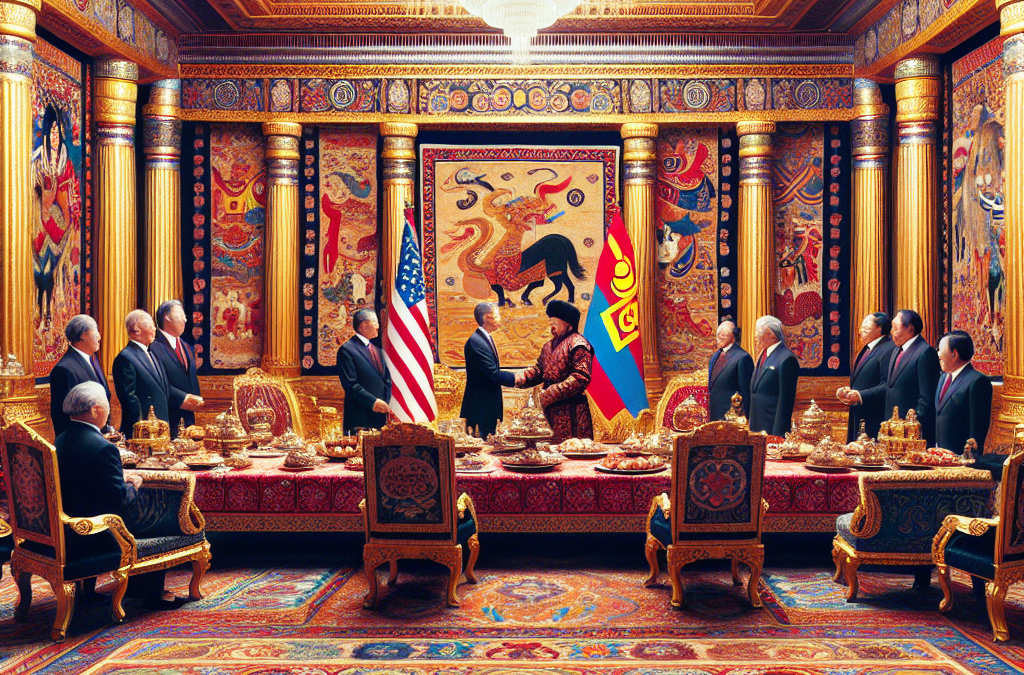 Accueil grandiose de Poutine en Mongolie