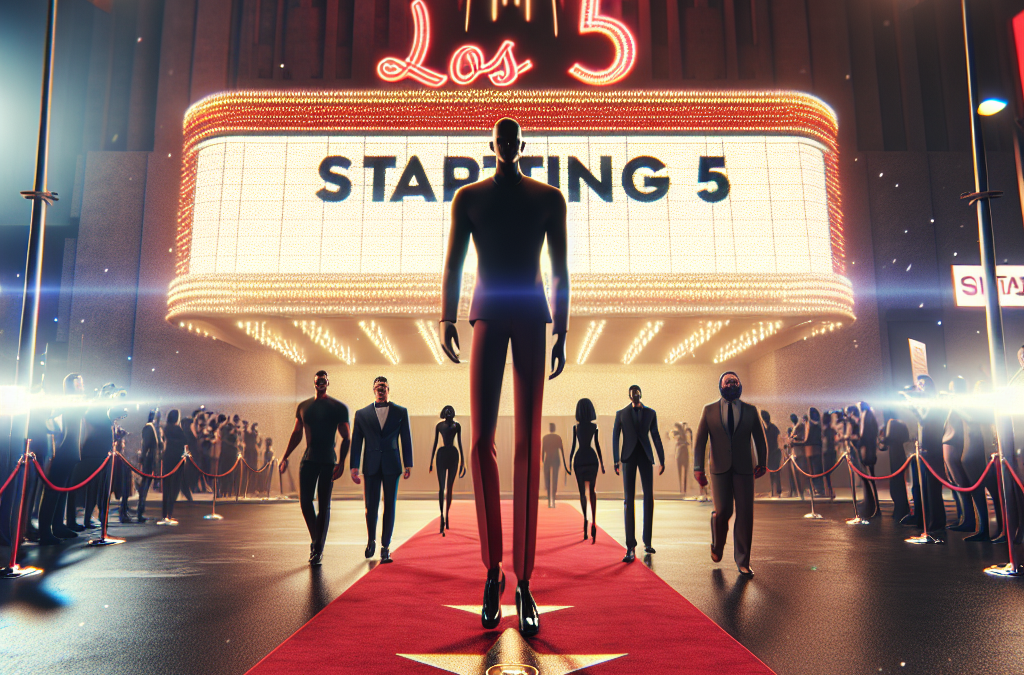 Des stars NBA à la première de « Starting 5 » à Los Angeles