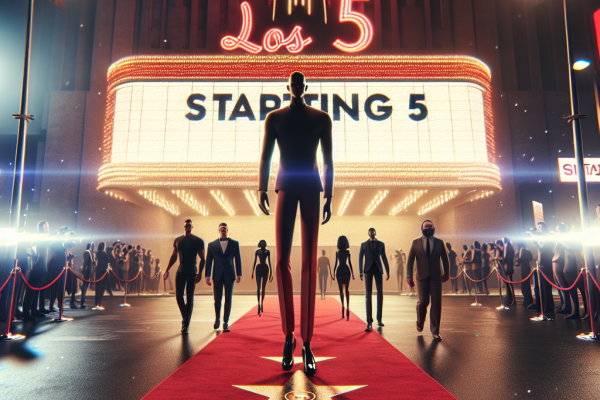 Des stars NBA à la première de « Starting 5 » à Los Angeles