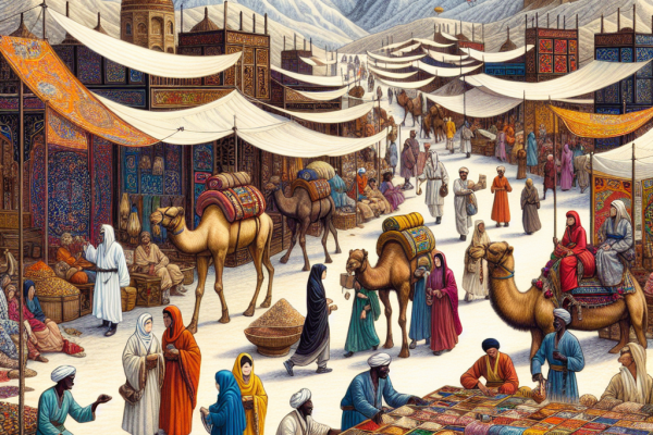 Influence des Routes de la Soie sur les Cultures.
