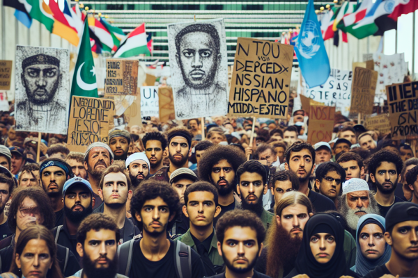 Protestations de groupes dissidents contre l&rsquo;Iran aux Nations unies