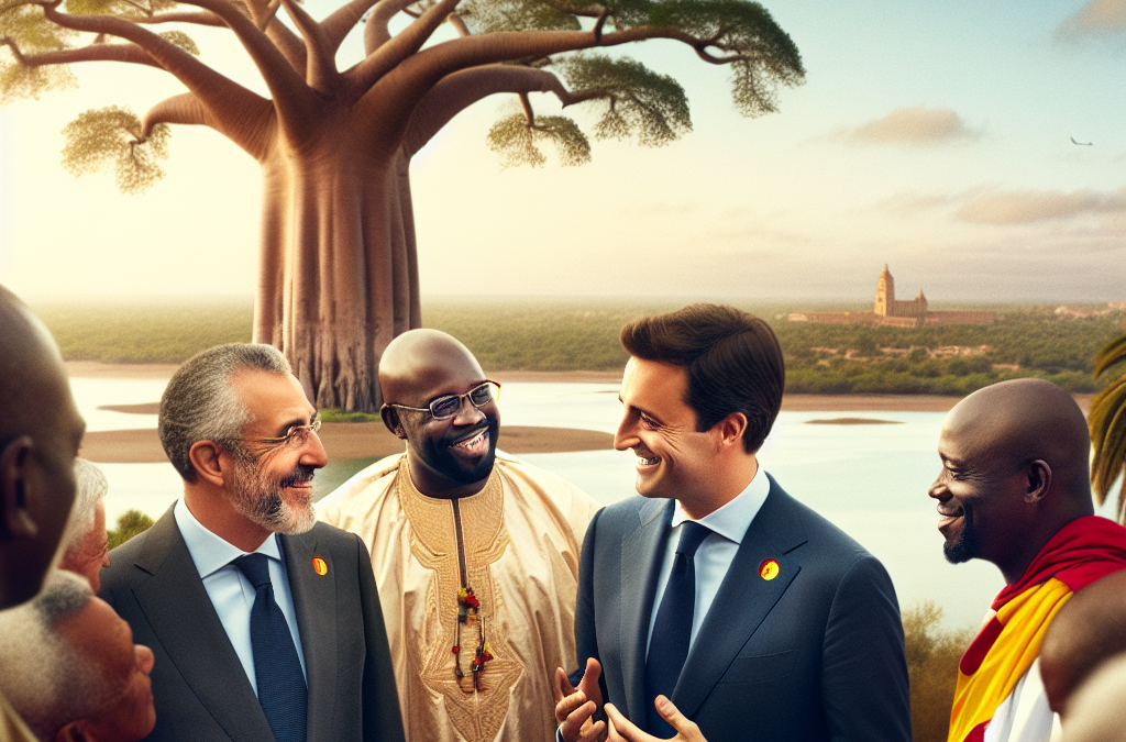 Pedro Sanchez en visite officielle en Gambie