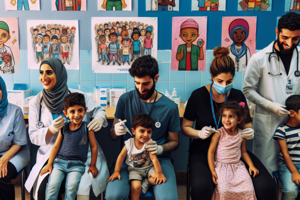 Gaza : la vaccination contre la polio continue