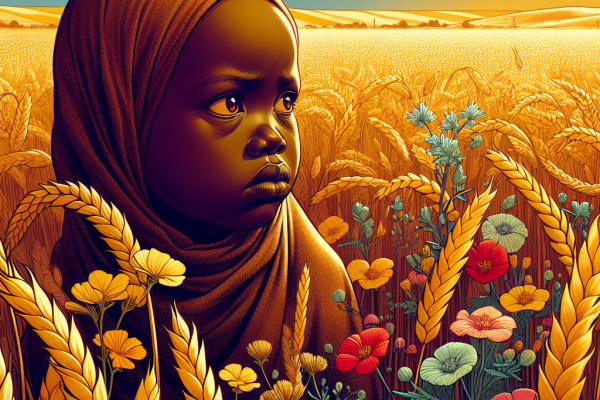 Enfants du Soudan victimes du conflit