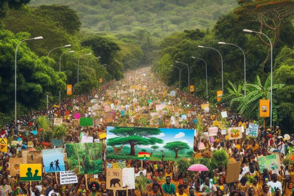 Fidèles au Ghana marchent contre le galamsey