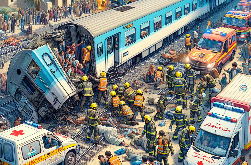 Accident ferroviaire en Egypte : plusieurs blessés