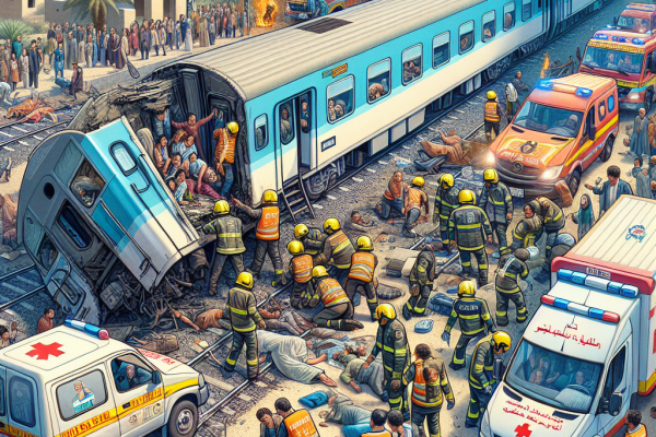 Accident ferroviaire en Egypte : plusieurs blessés