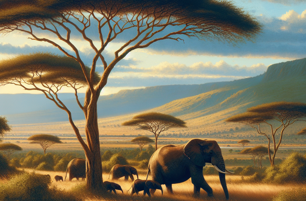 Déplacement d&rsquo;éléphants au Kenya