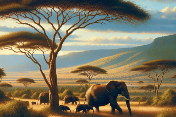 Déplacement d&rsquo;éléphants au Kenya