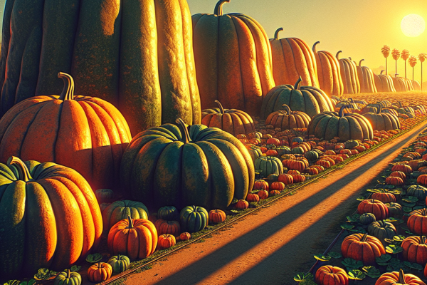 Les Gigantesques Citrouilles de Californie