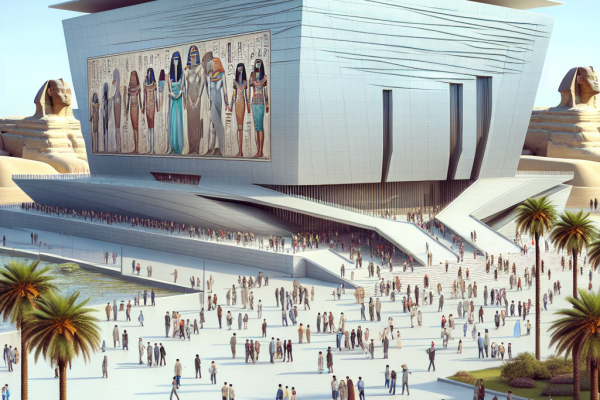 Ouverture partielle du Grand Musée égyptien à Gizeh