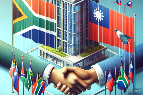 Demande de déplacement de l&rsquo;ambassade de Taïwan en Afrique du Sud