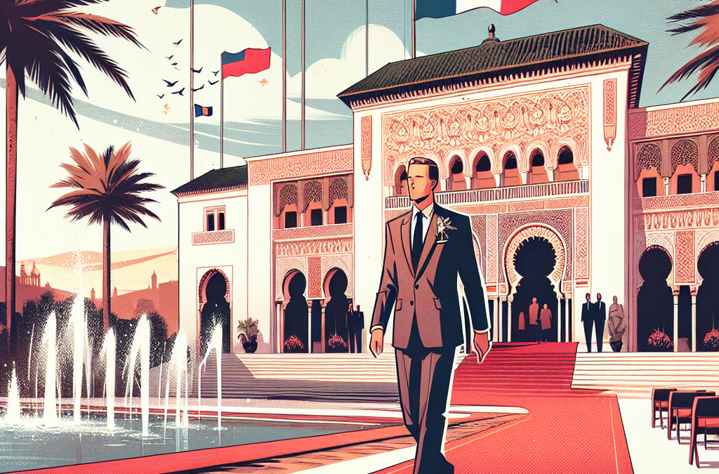 Emmanuel Macron en visite officielle au Maroc
