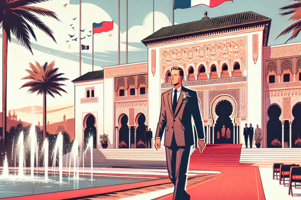 Emmanuel Macron en visite officielle au Maroc
