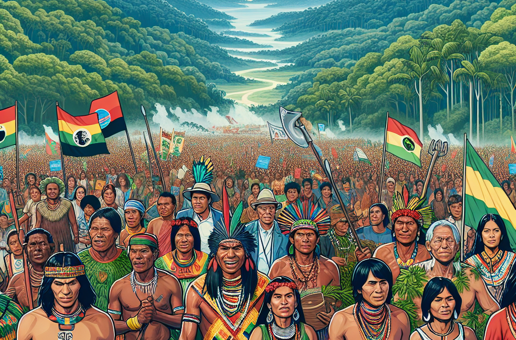 Manifestation des indigènes amazoniens à la COP16