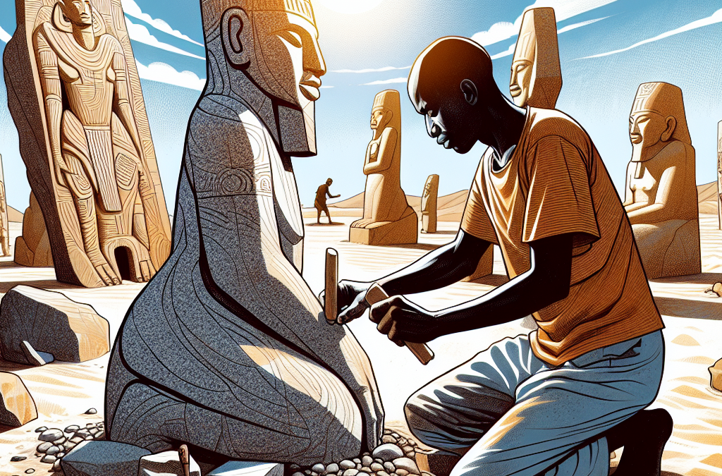 Art sur granit au symposium de Laongo