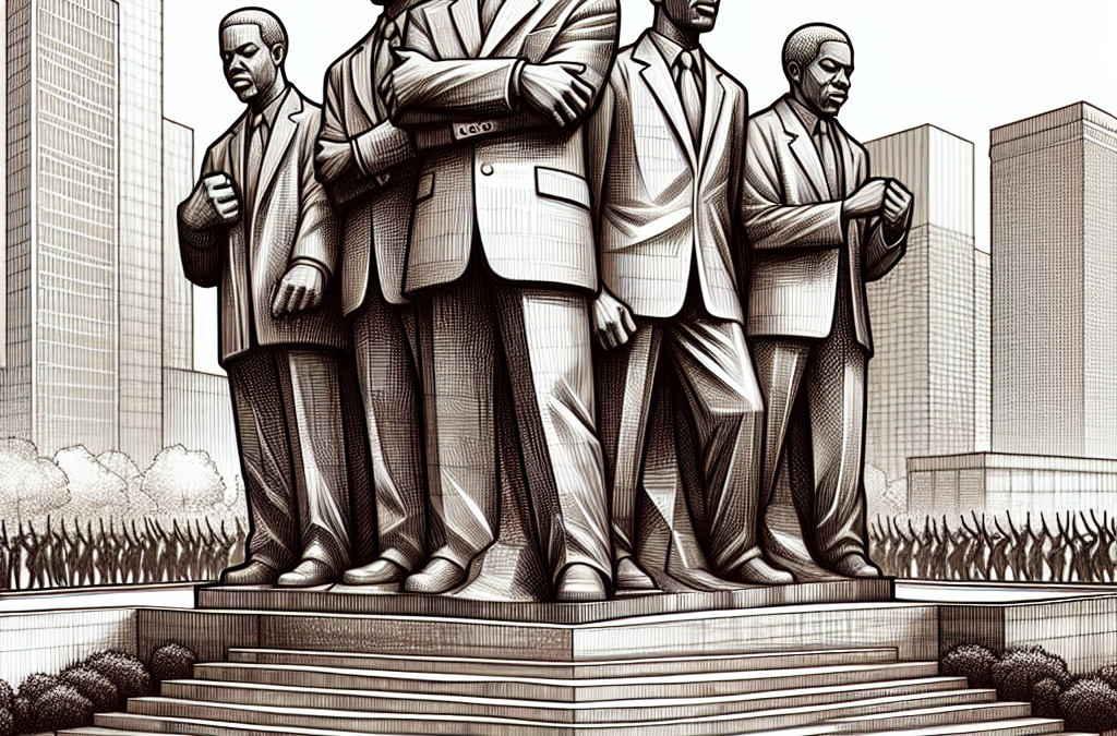 Hommage à un Afro-américain aux USA
