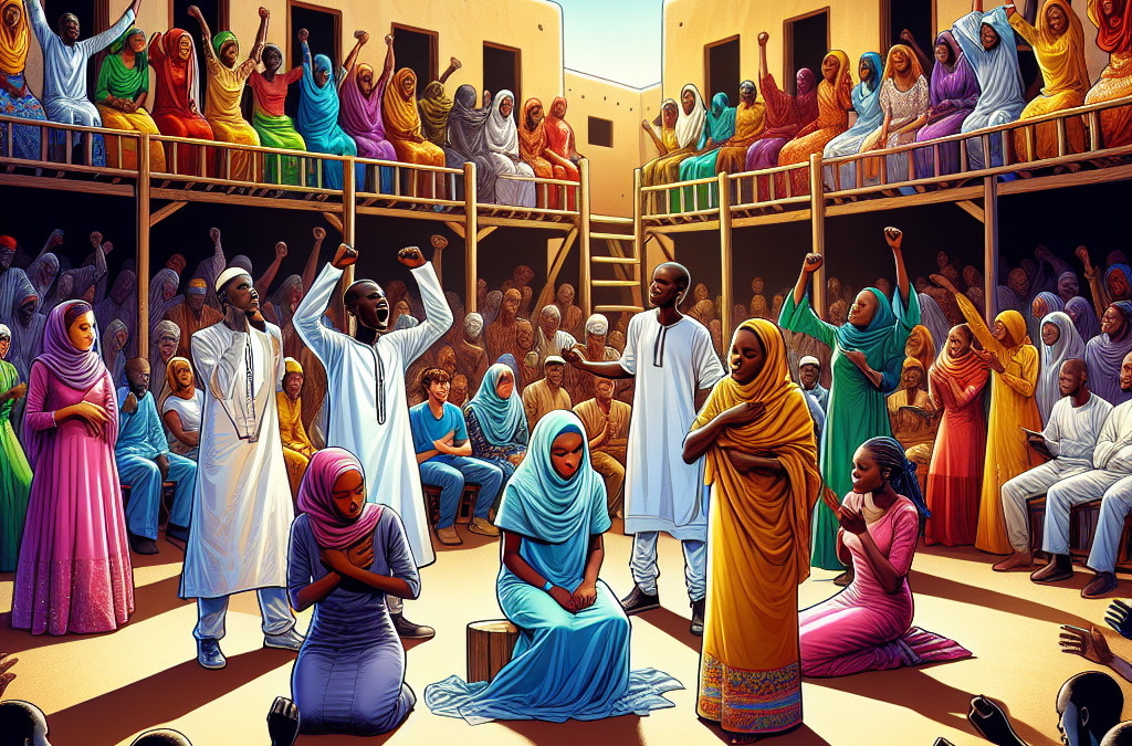 héâtre au Mali contre violences genrées.