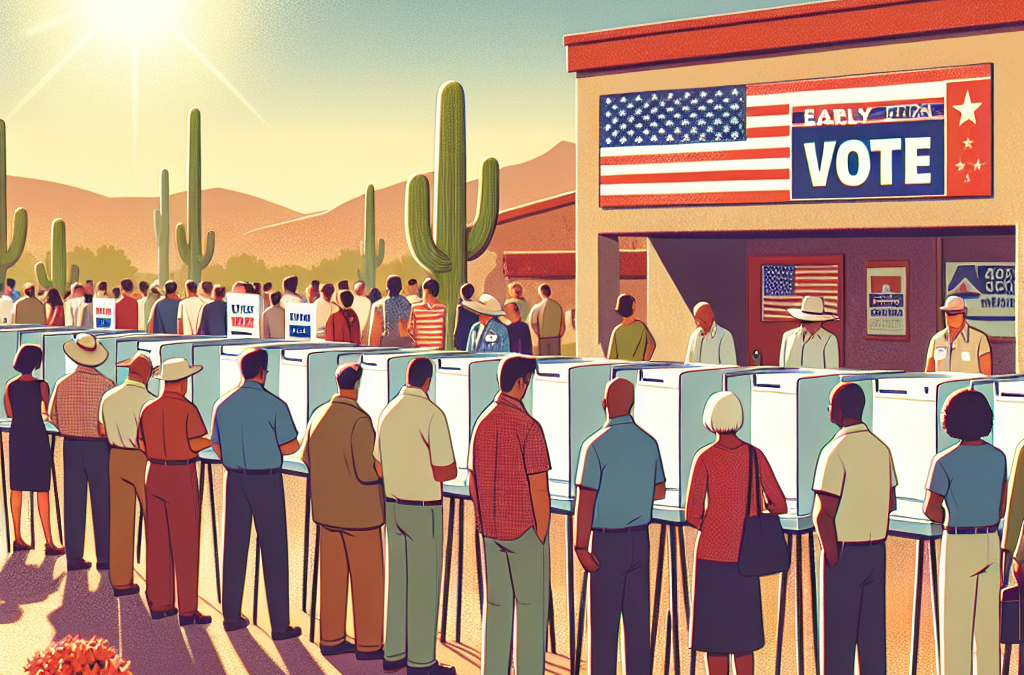 Début du vote anticipé dans l&rsquo;Arizona pour la Présidentielle US
