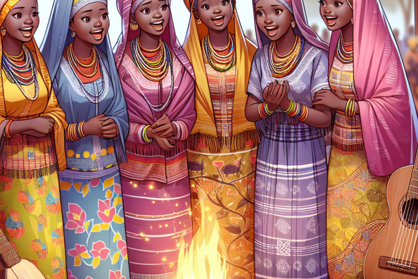 Chant traditionnel d&rsquo;akazehe burundais persistant