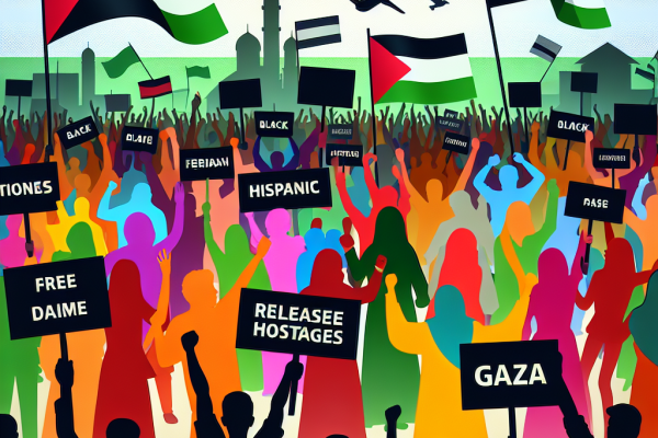 Manifestation pour la libération des otages à Gaza