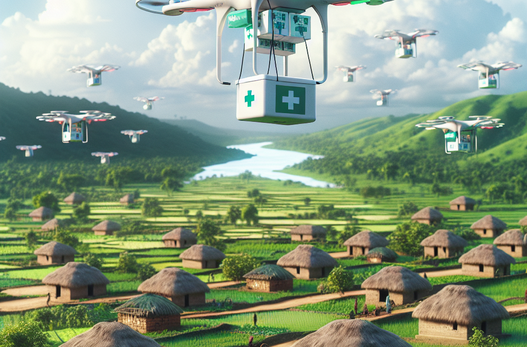La livraison par drone révolutionne l&rsquo;accès aux soins au Nigéria