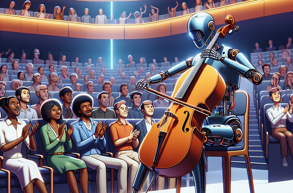 Premier concert d&rsquo;un robot violoncelliste en Suède
