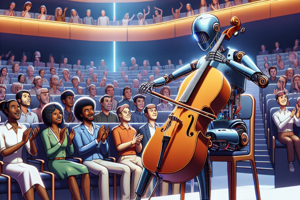 Premier concert d&rsquo;un robot violoncelliste en Suède