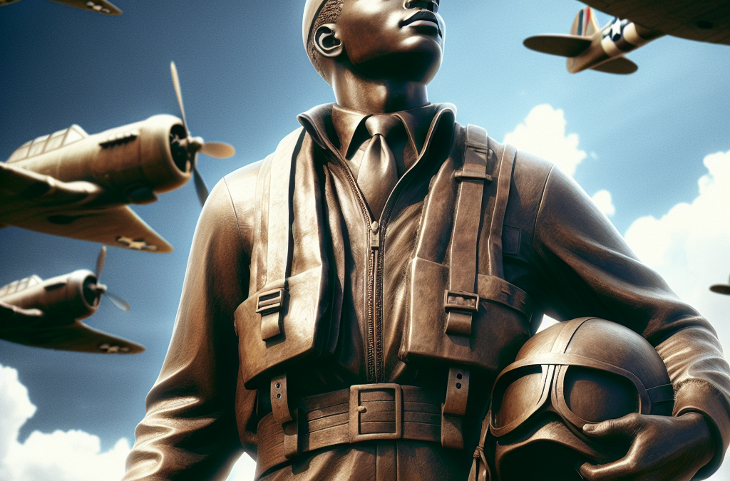 Statue du Tuskegee Airman retrouvée après vol.