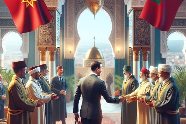 Emmanuel Macron en visite diplomatique au Maroc