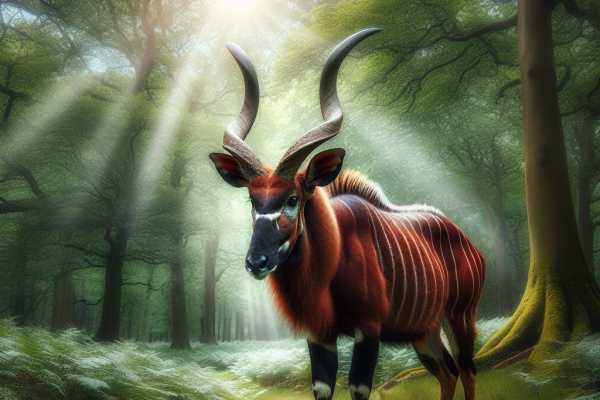 Succès de reproduction d&rsquo;un bongo des montagnes en Angleterre