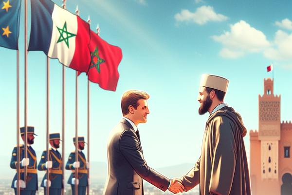 Visite d&rsquo;État d&rsquo;Emmanuel Macron au Maroc