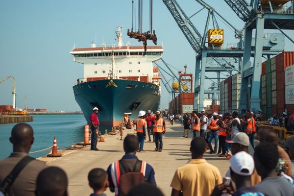 Alerte Abidjan : le Zimrida accoste avec 20 000 t d&rsquo;explosifs