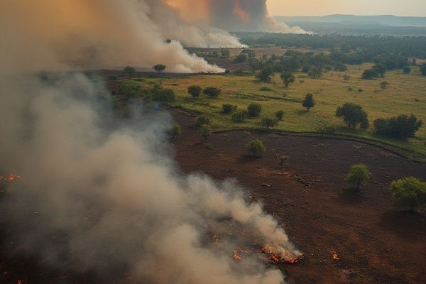 Incendie massif au Kenya : 120 000 hectares partis en fumée
