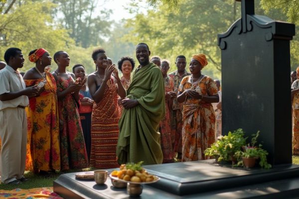 Tradition zimbabwéenne : le dévoilement poignant des pierres tombales