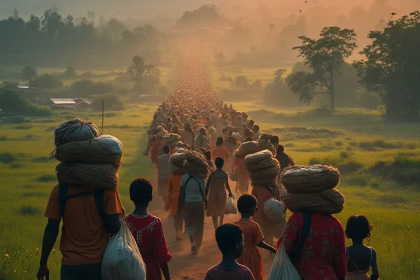 Exode massif au Sud-Kivu : la population fuit les combats