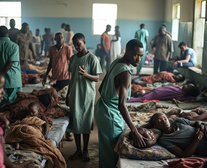 Goma : hôpitaux submergés par l&rsquo;afflux de blessés de guerre