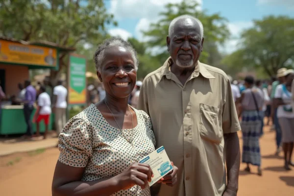 Gabon: faible affluence pour le retrait des cartes électorales