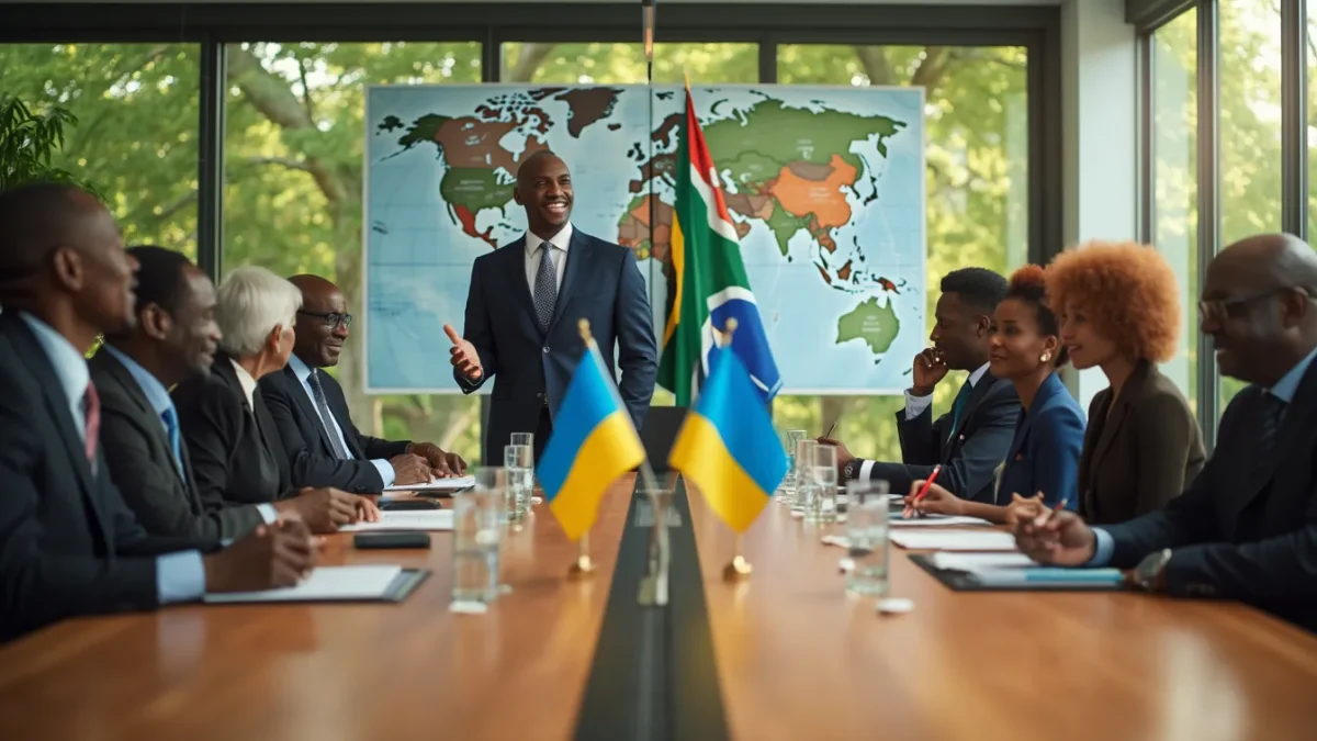 Zelensky en Afrique du Sud : visite éclair et appel à la paix