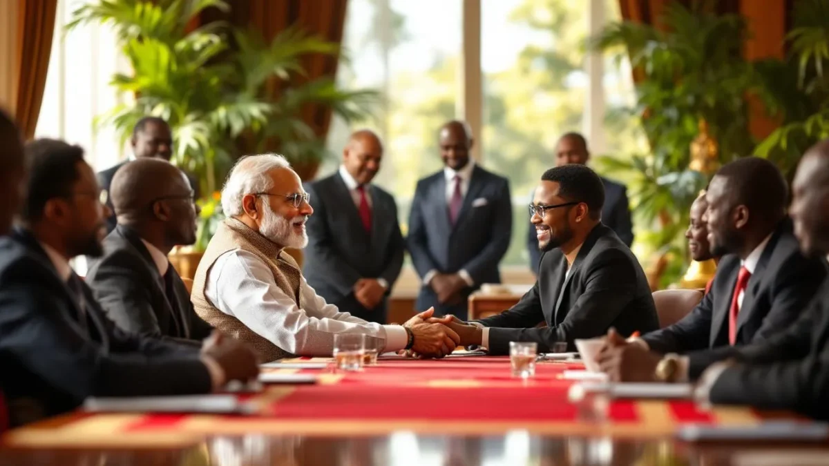 Modi au Ghana : les dessous d&rsquo;une visite stratégique pour l&rsquo;Inde et l&rsquo;Afrique
