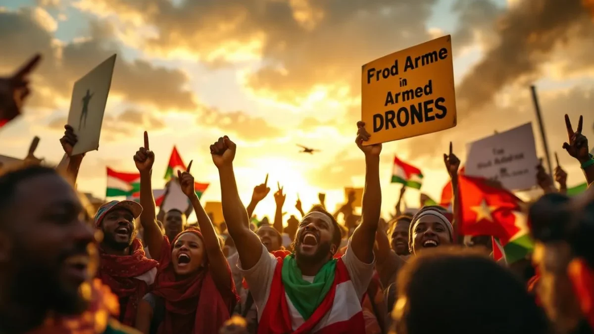 Soudan : une attaque de drone sème la panique lors d&rsquo;un rassemblement pro-armée